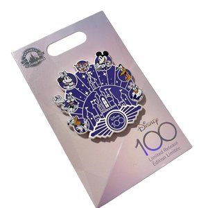 DISNEY 100 YEARS PLATINUM CELEBRATION MICKEY MOUSE & FRIENDS CAST MEMBER PIN NEW